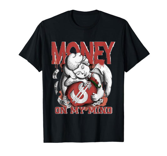 Money On My Mind Dune Red 13s Matching T-Shirt