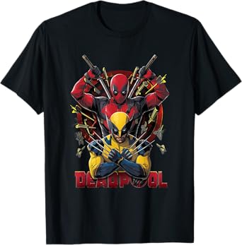 Marvel Studios Deadpool & Wolverine Claws Out Target Team-Up T-Shirt