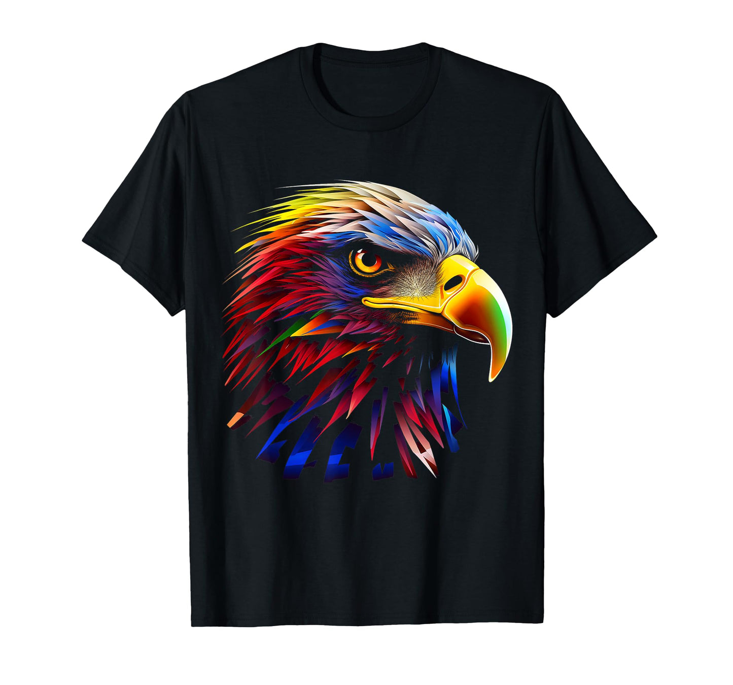 Eagle Fantasy Art Animal Colorful Graphic Bird Eagle T-Shirt