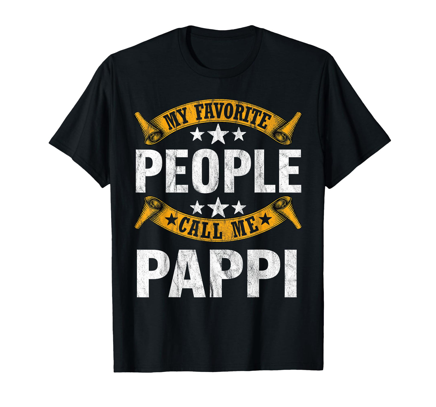 My Favorite People Call Me Pappi Vintage Fathers Day T-Shirt
