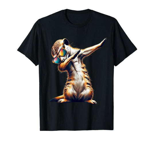 Dabbing Meerkat Dancing Dab Surikate T-Shirt