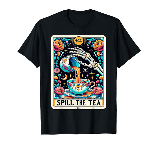 Spill The Tea Tarot Card T-Shirt