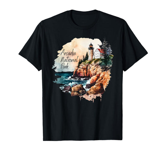Arcadia National Park is Main Souviner is Travel Adventure T-Shirt