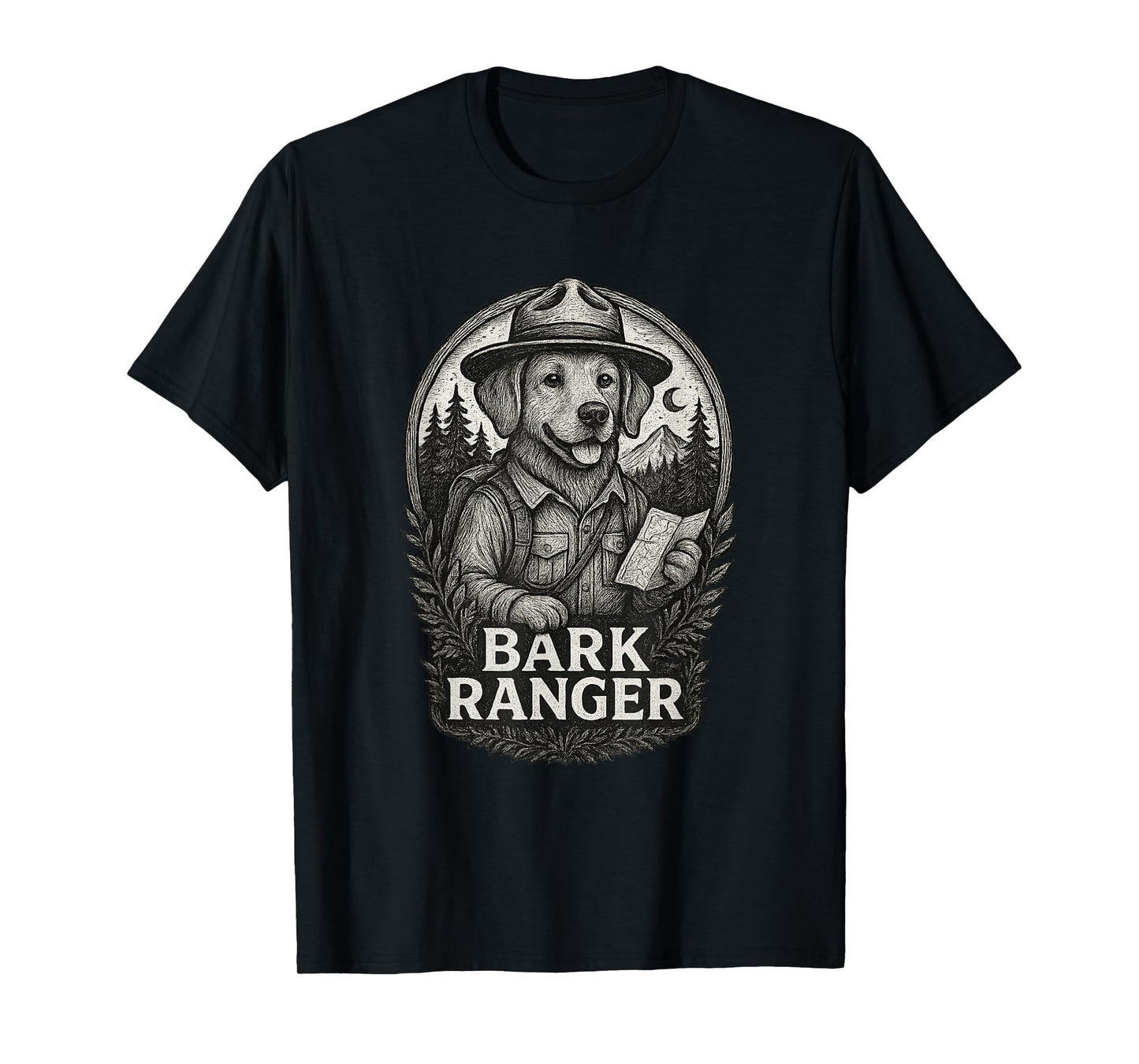 Bark Ranger Funny Park Rangers Dog Nature T-Shirt