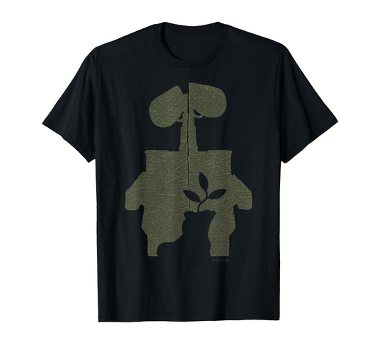 Disney Pixar Wall-E Leaf Silhouette Portrait T-Shirt