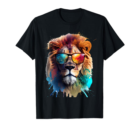 Cool Lion with Sunglasses T-Shirt