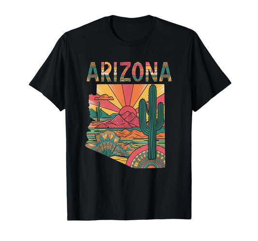 Arizona Flag t-shirt - Arizona Cactus Desert AZ State Pride T-Shirt