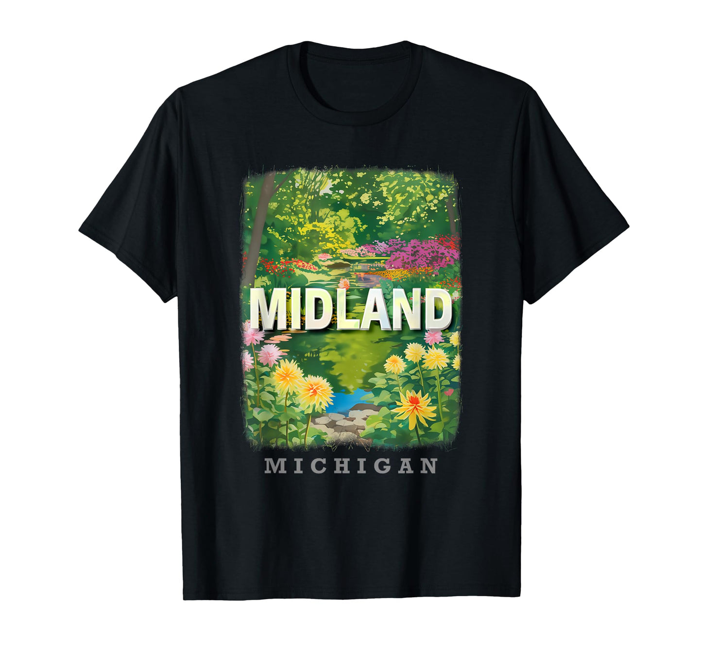 Midland Michigan MI Nature and Bliss SD252 T-Shirt