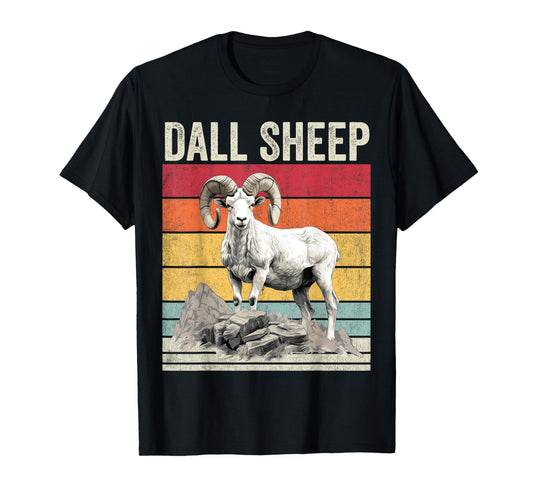 Dall Sheep with Scenic Landscape, Vintage Dall Sheep T-Shirt