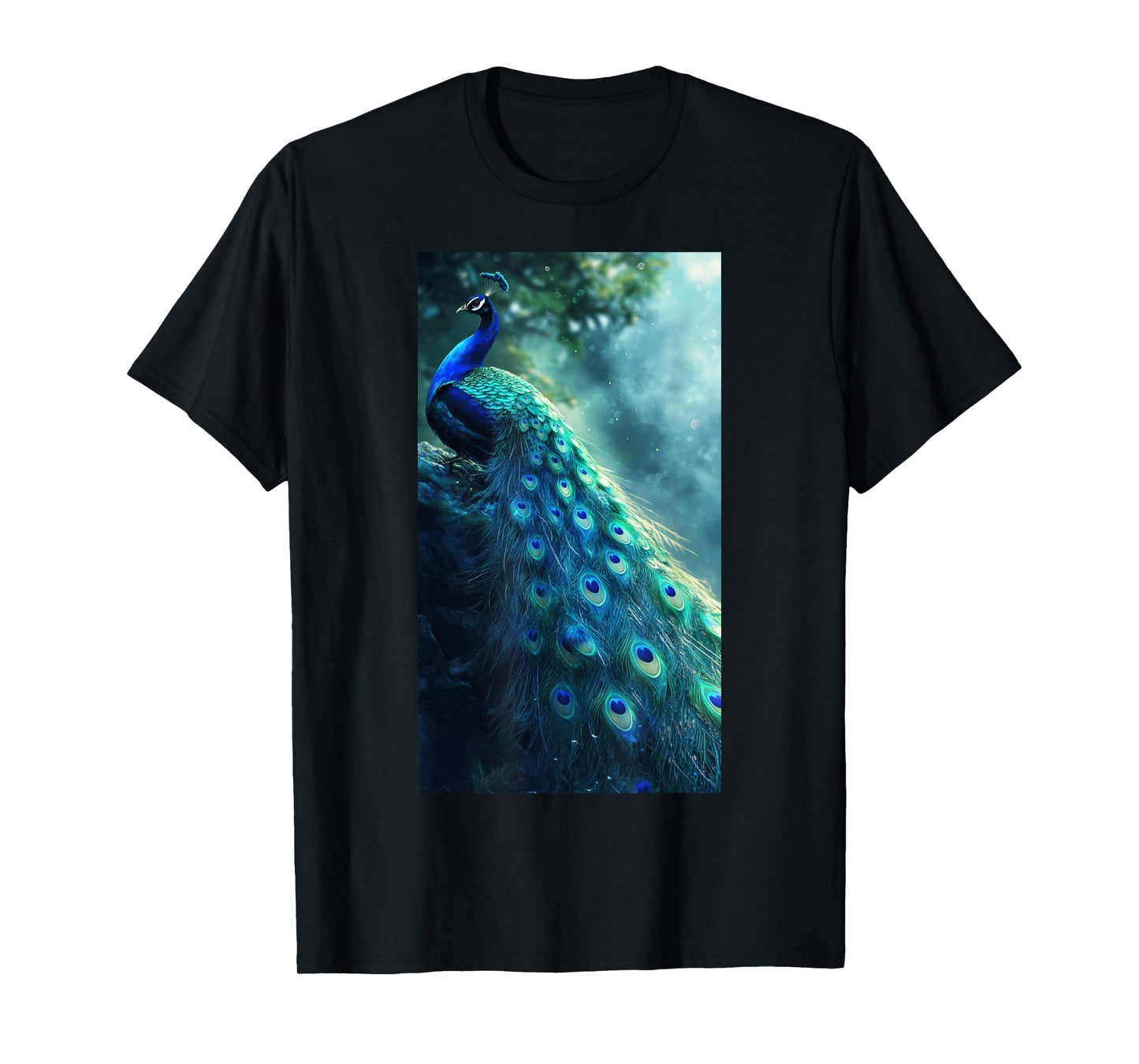 Peacocks Tail Peacock Colorful feathers Colors T-Shirt
