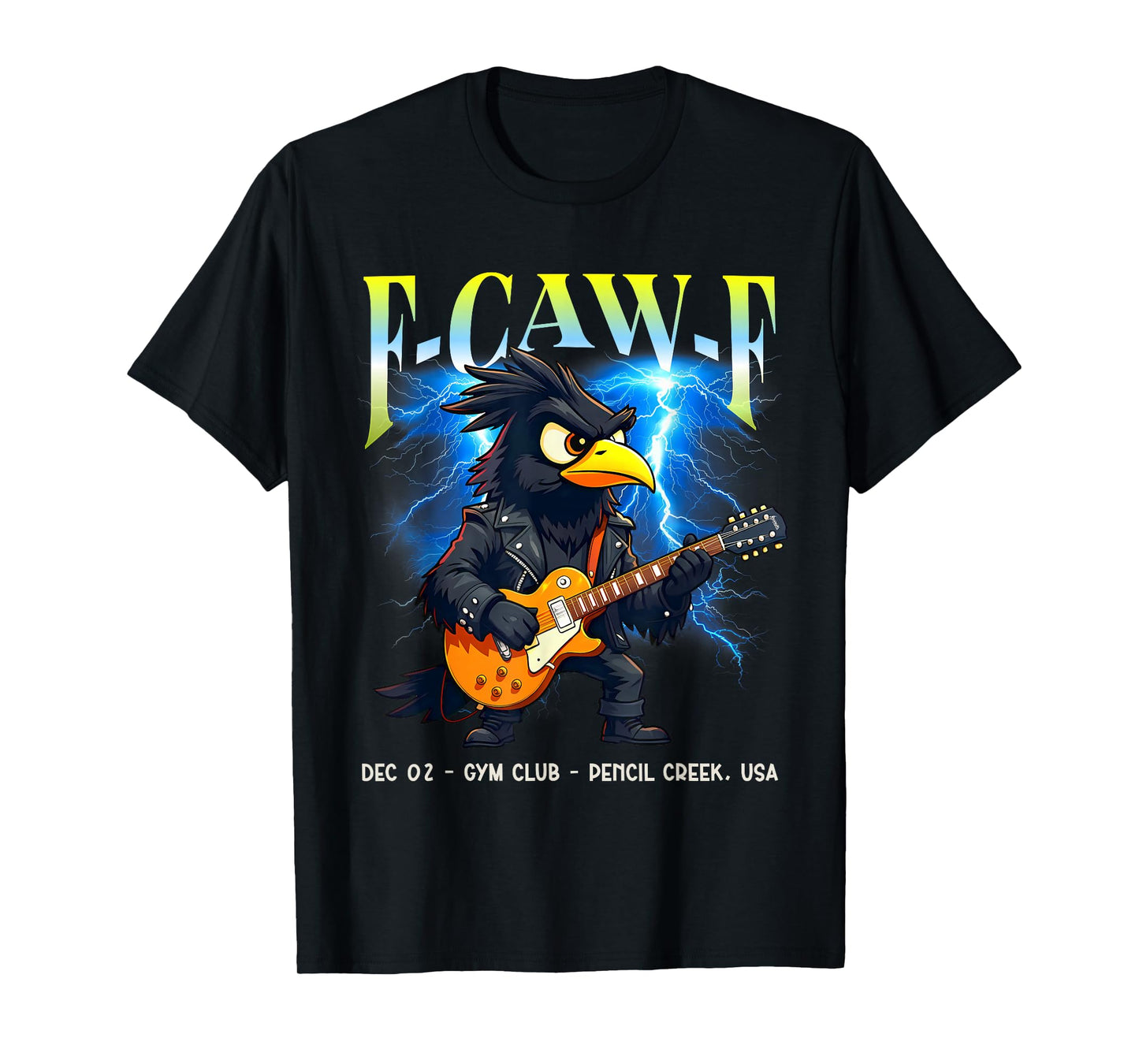 Crow Punkrock Tour – Crazy F-CAW-F Bootleg Concert T-Shirt
