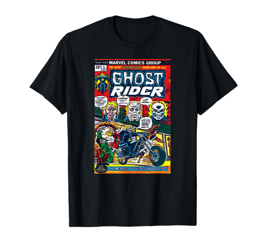 Marvel Ghost Rider #6 Vintage Comic Cover Halloween T-Shirt