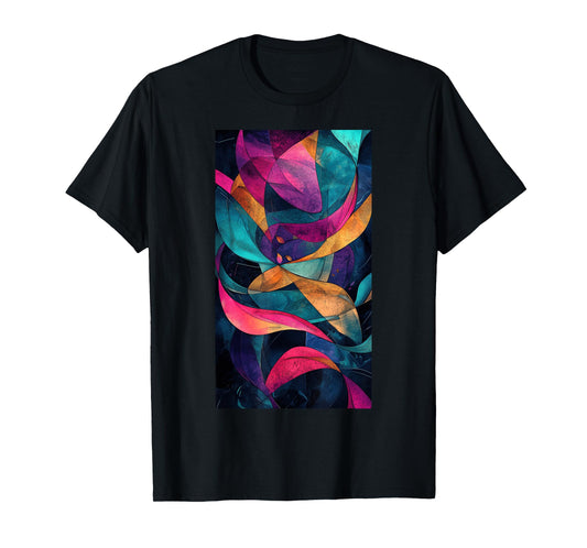 Abstract Art Flowing Lines Abstract art Colors T-Shirt