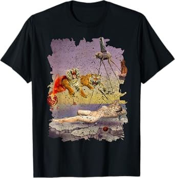 Dream Caused by the Flight of a Bee Famous Painting By Dali T-Shirt