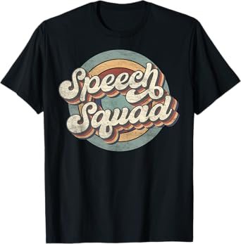 Speech Squad Speech Therapy Crew Hello Back To School Team T-Shirt