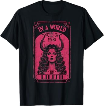 Lilith Demon Queen Pagan Goth Goddess Female T-Shirt