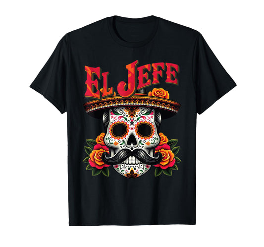 El Jefe Sugar Skull For Man T-Shirt