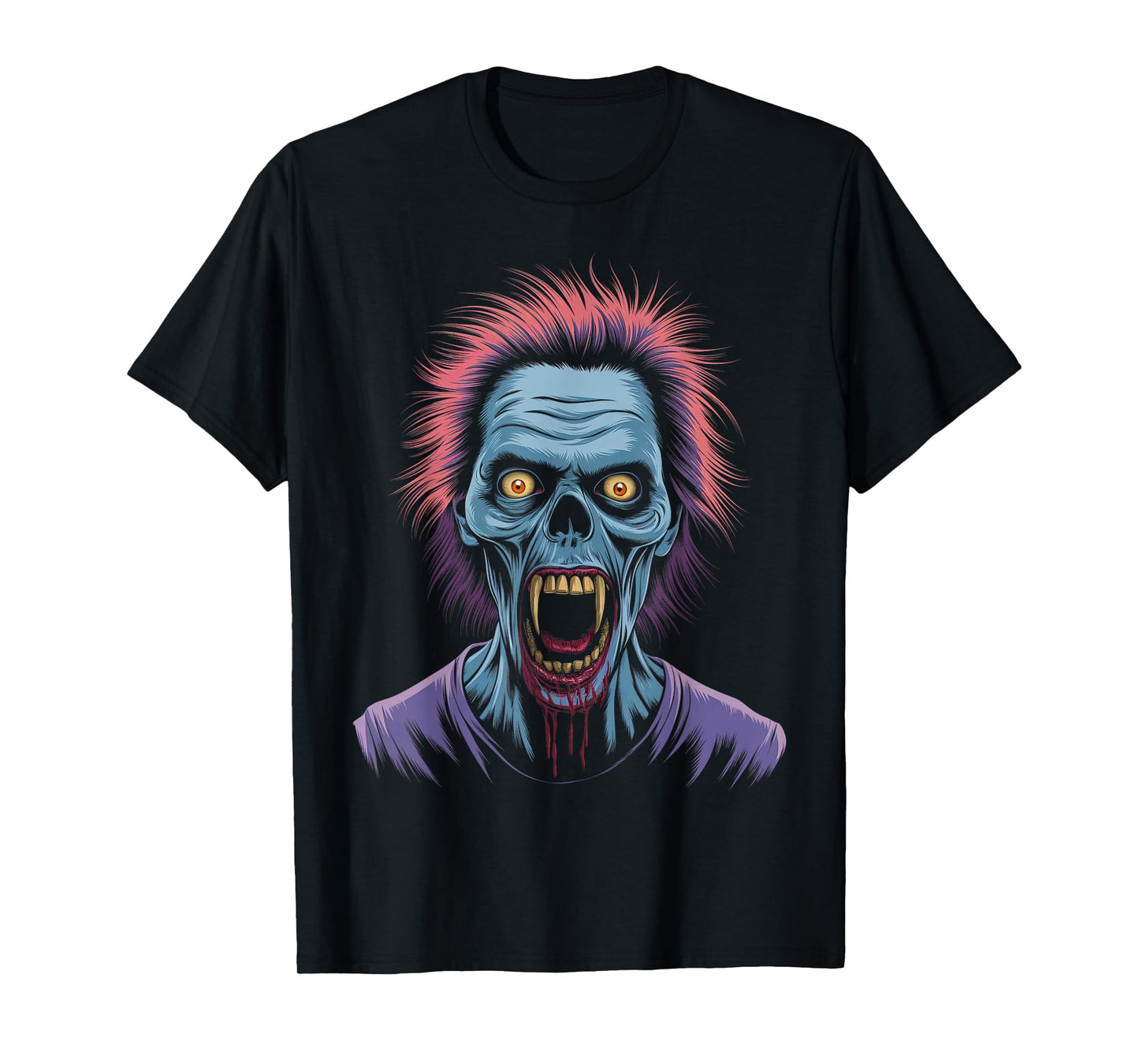 Scary Spooky Zombie Halloween T-Shirt