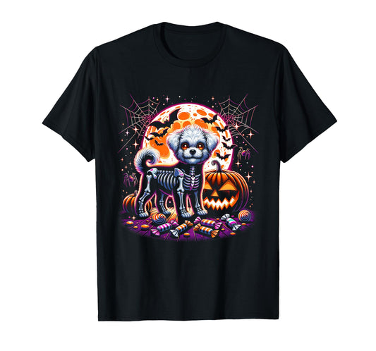 Dog Skeleton Halloween T-Shirt