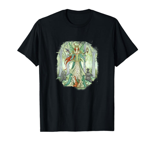 Amy Brown Art, Caretaker, Garden Faery Queen T-Shirt