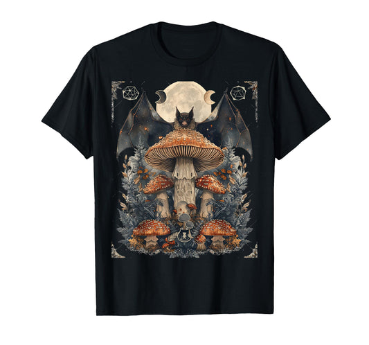 Cottagecore Butterfly Mushroom Mushroom Goblincore T-Shirt