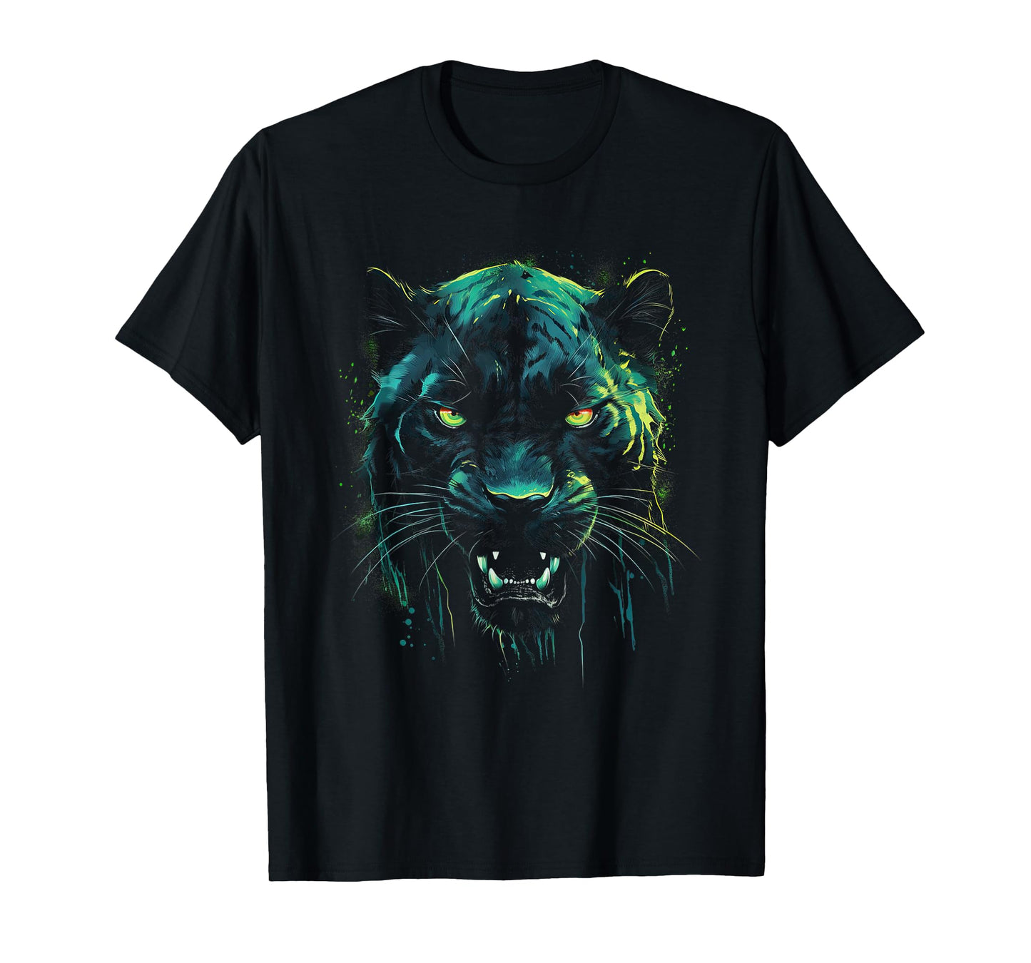 Panther with beautiful green eyes black panthers T-Shirt