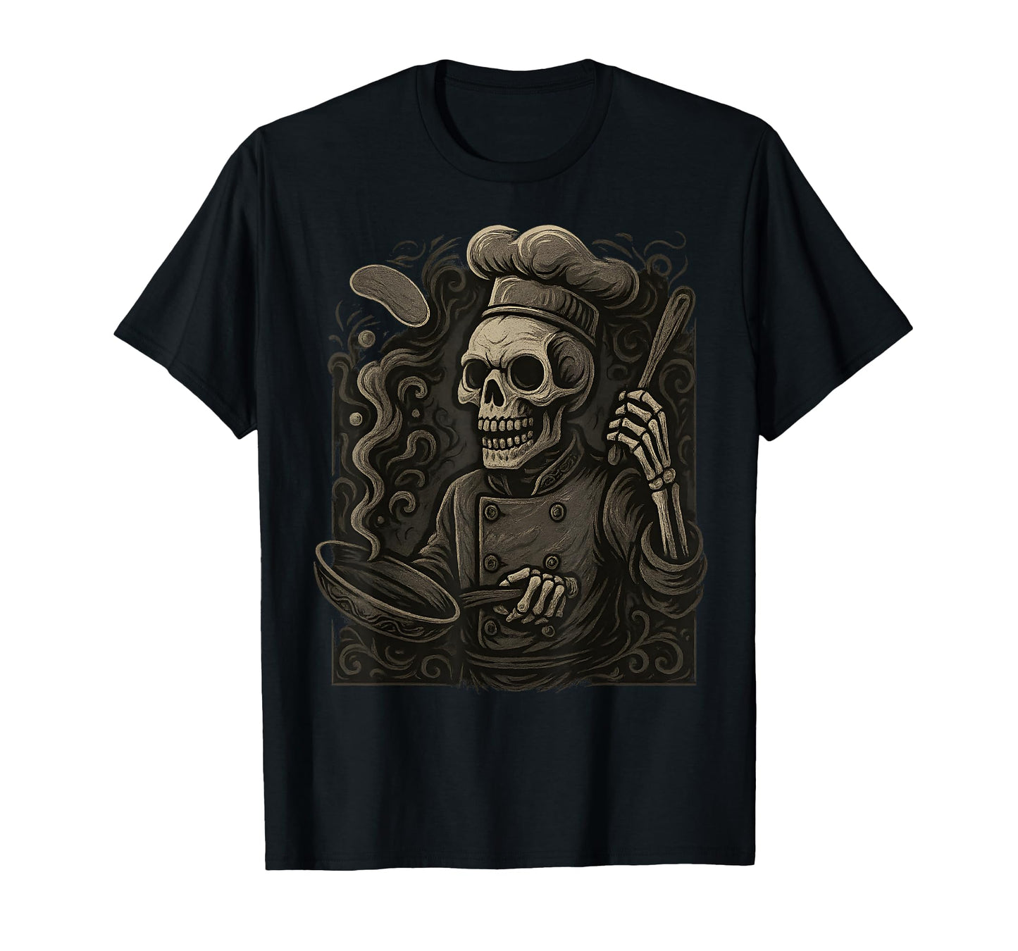 Skeleton Chef Halloween T-Shirt