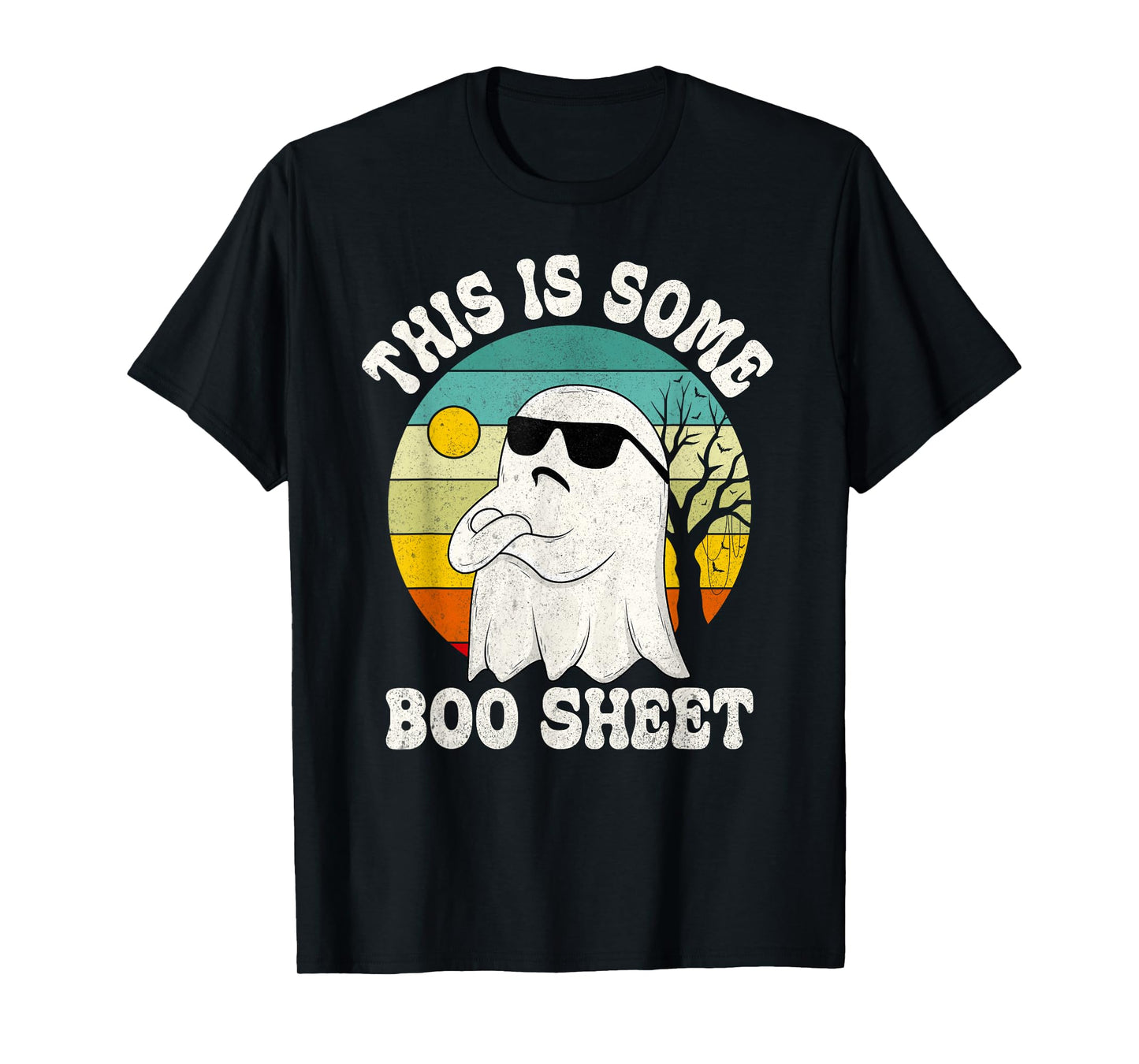 This is Some Boo Sheet Funny Angry Ghost Halloween T-Shirt