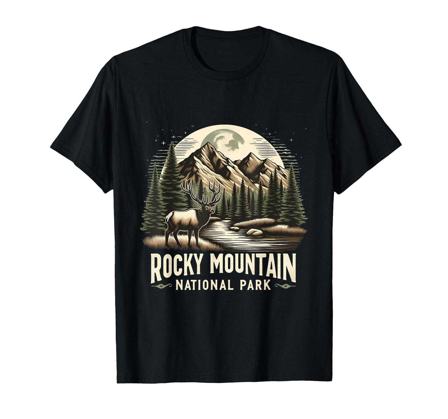 Rocky Mountain National Park Nature Elk T-Shirt