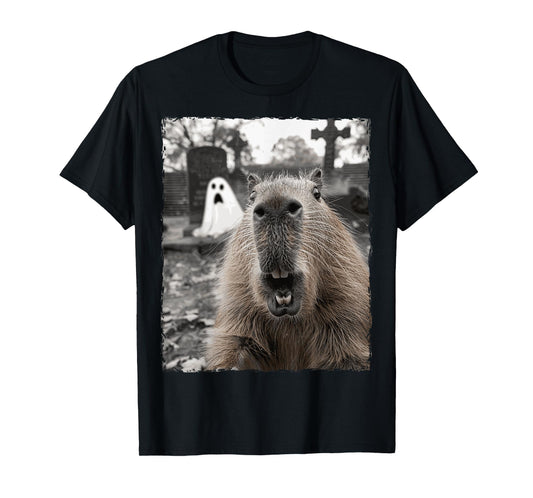 Funny Capybara Halloween Costume T-Shirt