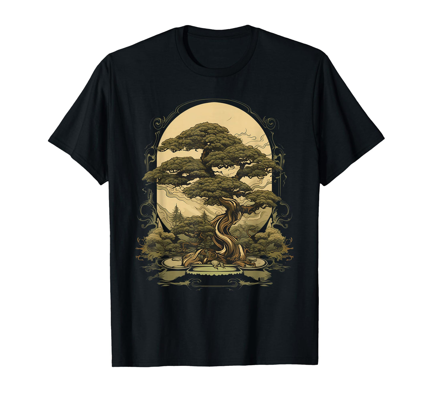 Japanese Gardening Art Bonsai Tree T-Shirt