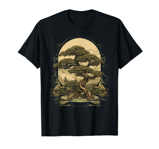 Japanese Gardening Art Bonsai Tree T-Shirt