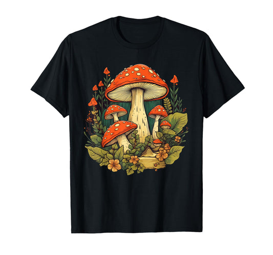 Cottagecore Mushroom Garden Lover T-Shirt
