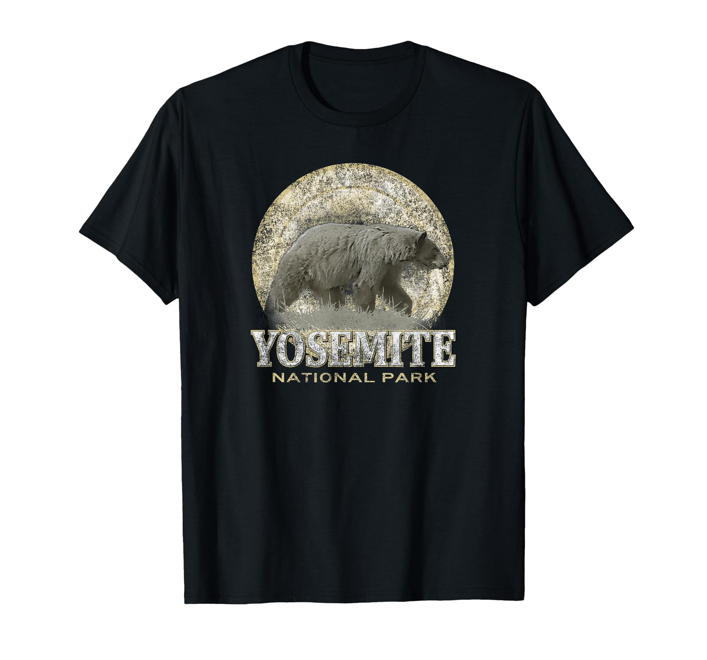 Yosemite National Park Black Bear Graphic T-Shirt