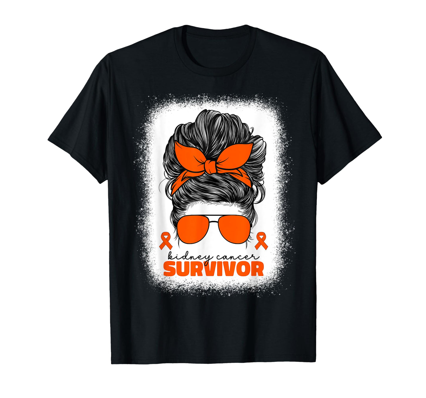 Kidney Cancer Survivor For Women Orange Ribbon Kidney Cancer T-Shirt