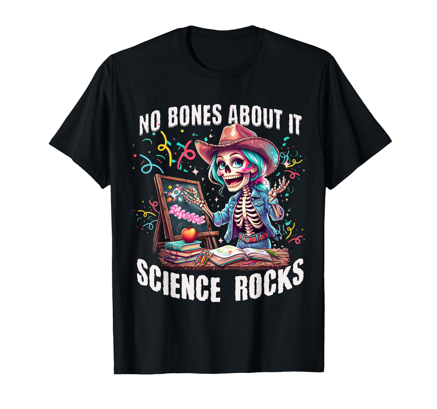 Funny Science for Halloween, Skeleton, Fall and Festive T-Shirt