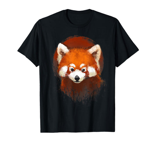 Cute Red Panda Sunset T-Shirt