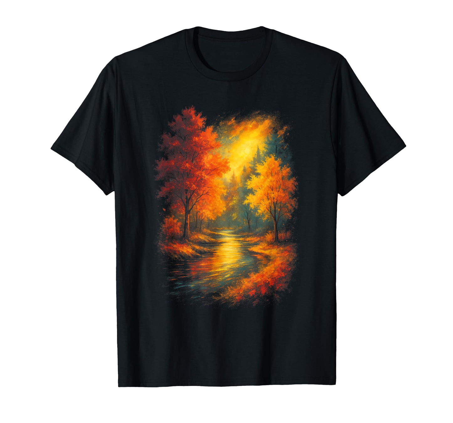 Forest Scene - Outdoor Wildlife Hiking T-Shirt