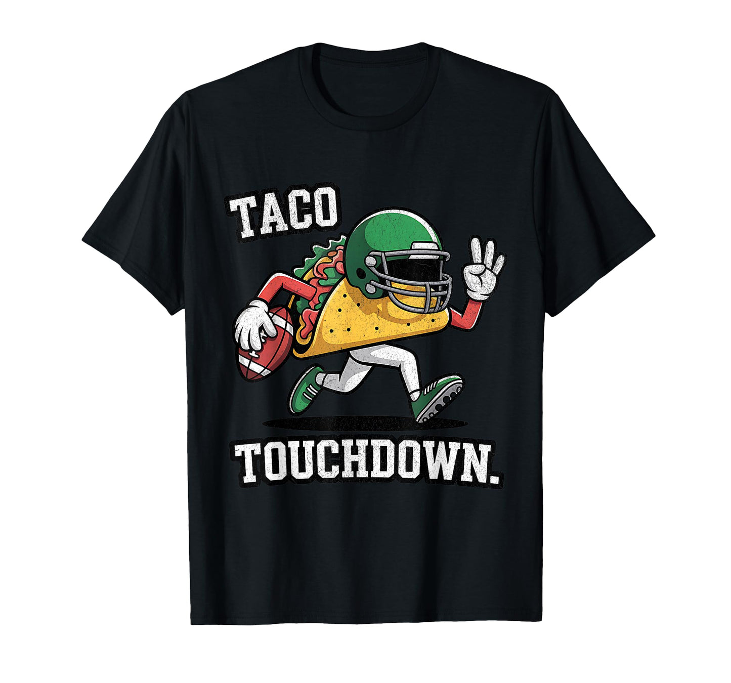 Taco Touchdown – Funny Football & Taco Day T-Shirt