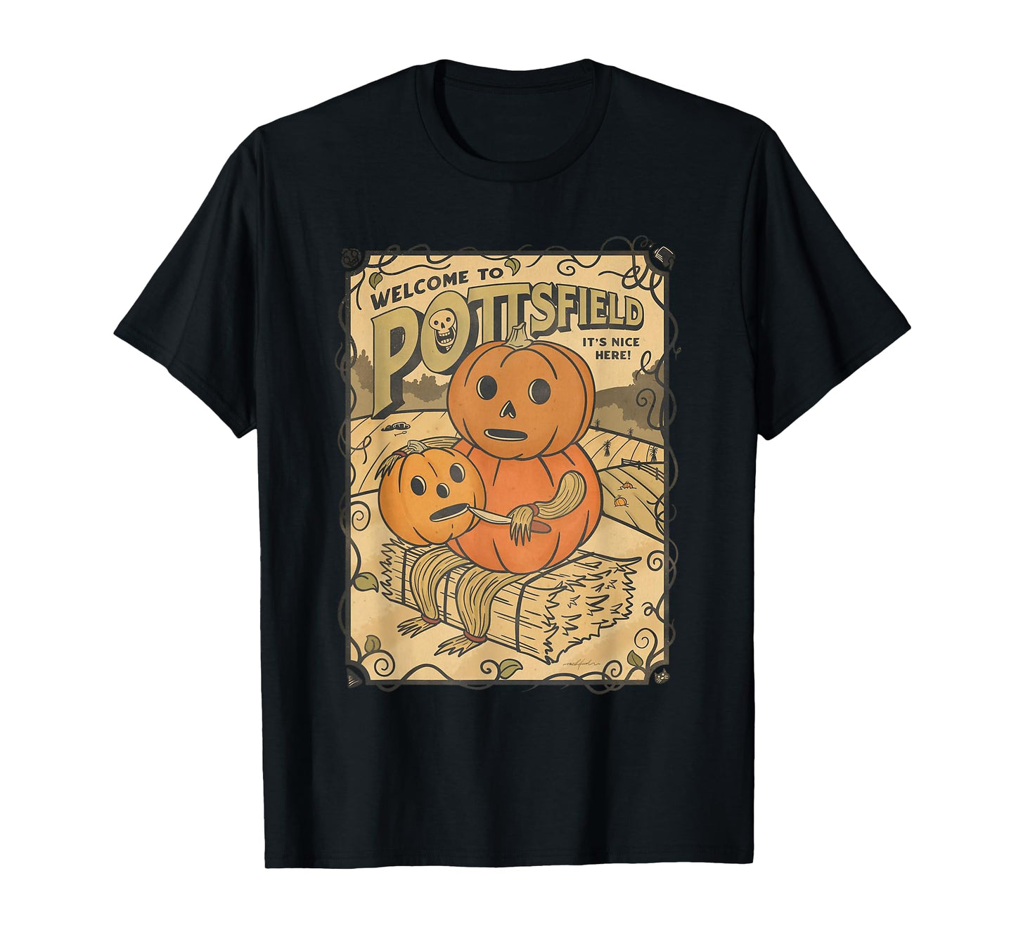 Welcome To Pottsfield Socute Halloween T-Shirt
