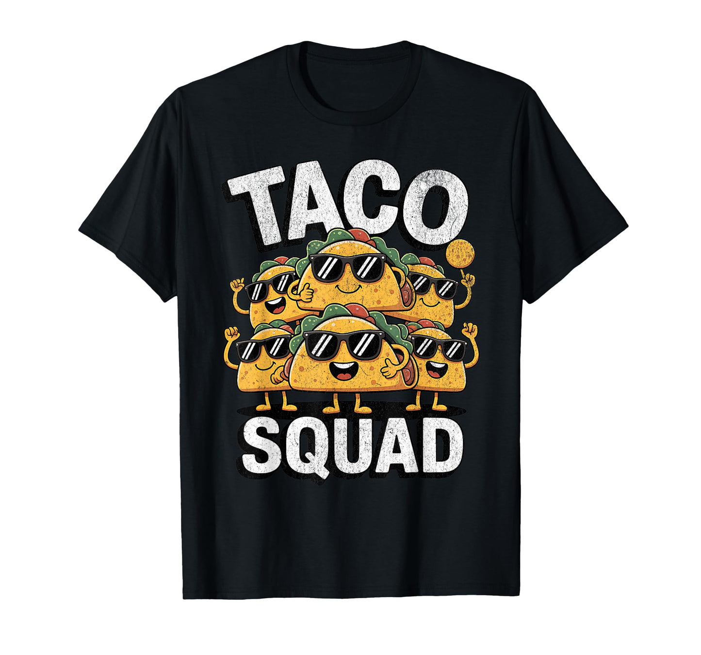 Taco Squad Fun National Taco Day Taco Lovers Design T-Shirt
