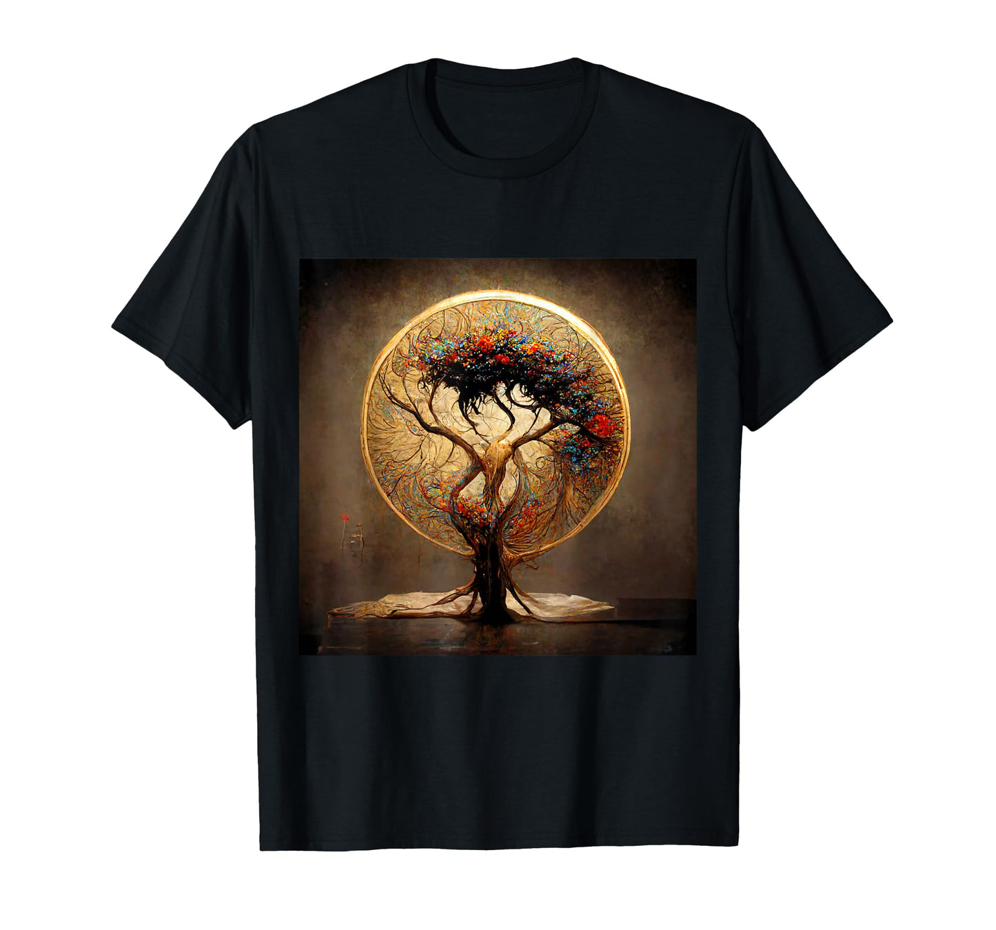Surrealism Tree of Life Mystic Dreamscape Concept Art Dali T-Shirt