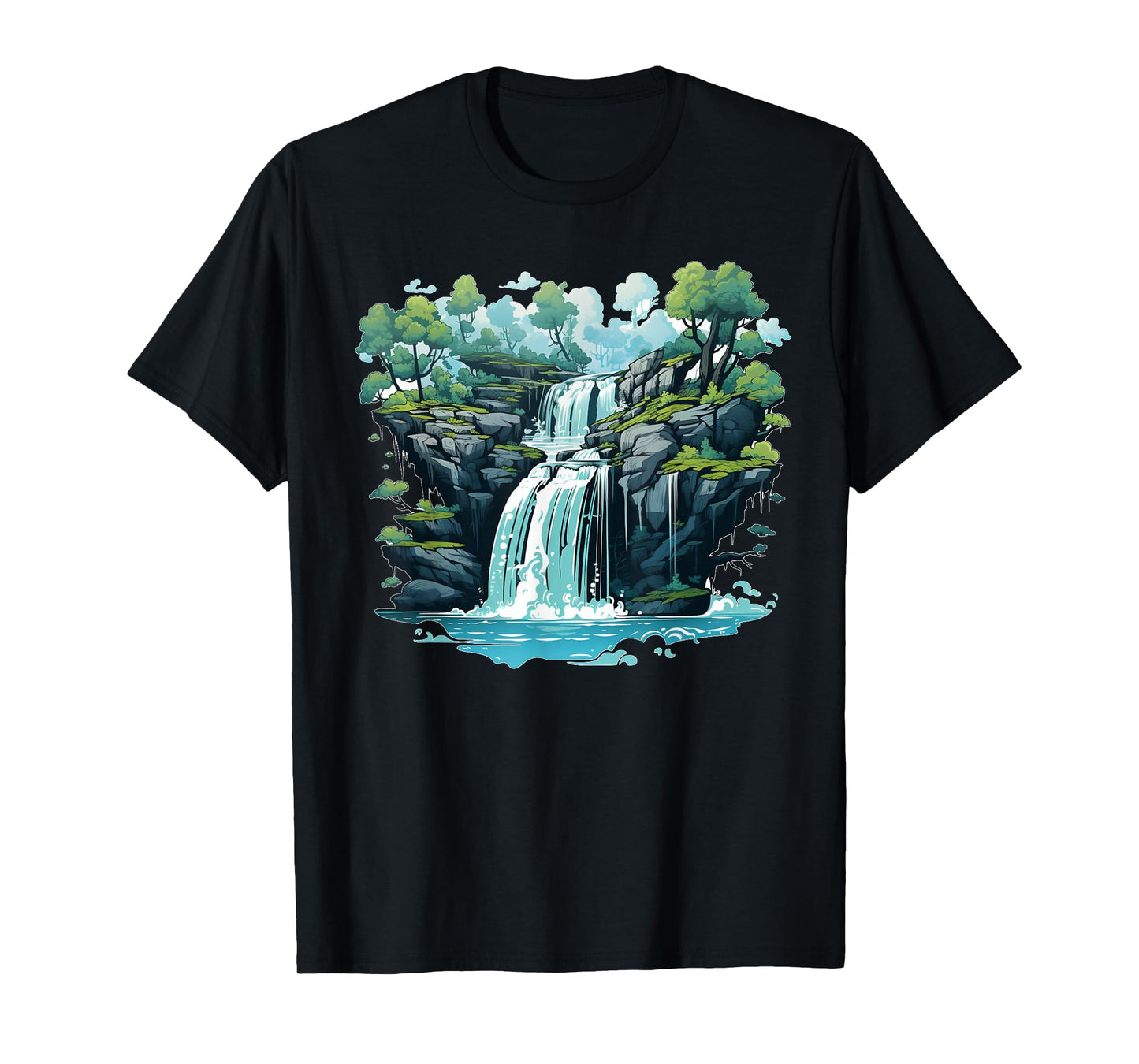 Pretty cool Waterfall for Cascade, Lake and Lagoon Lovers T-Shirt