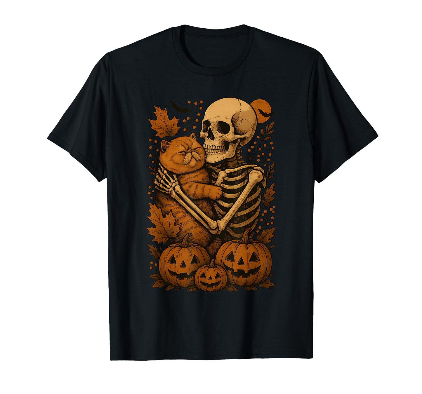Skeleton Hugging Exotic Shorthair T-Shirt