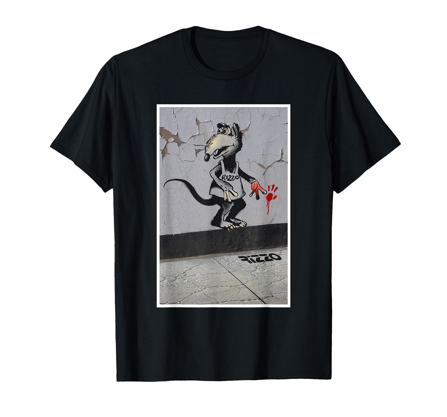 Disney The Muppets Rizzo Banksy’s Graffiti Inspired Big Shot T-Shirt