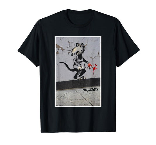 Disney The Muppets Rizzo Banksy’s Graffiti Inspired Big Shot T-Shirt