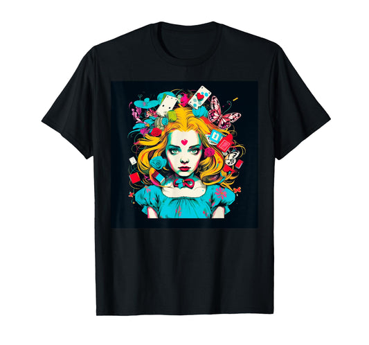 Alice T Wonderland Pop Surrealism Fiction Clothing Punk T T-Shirt