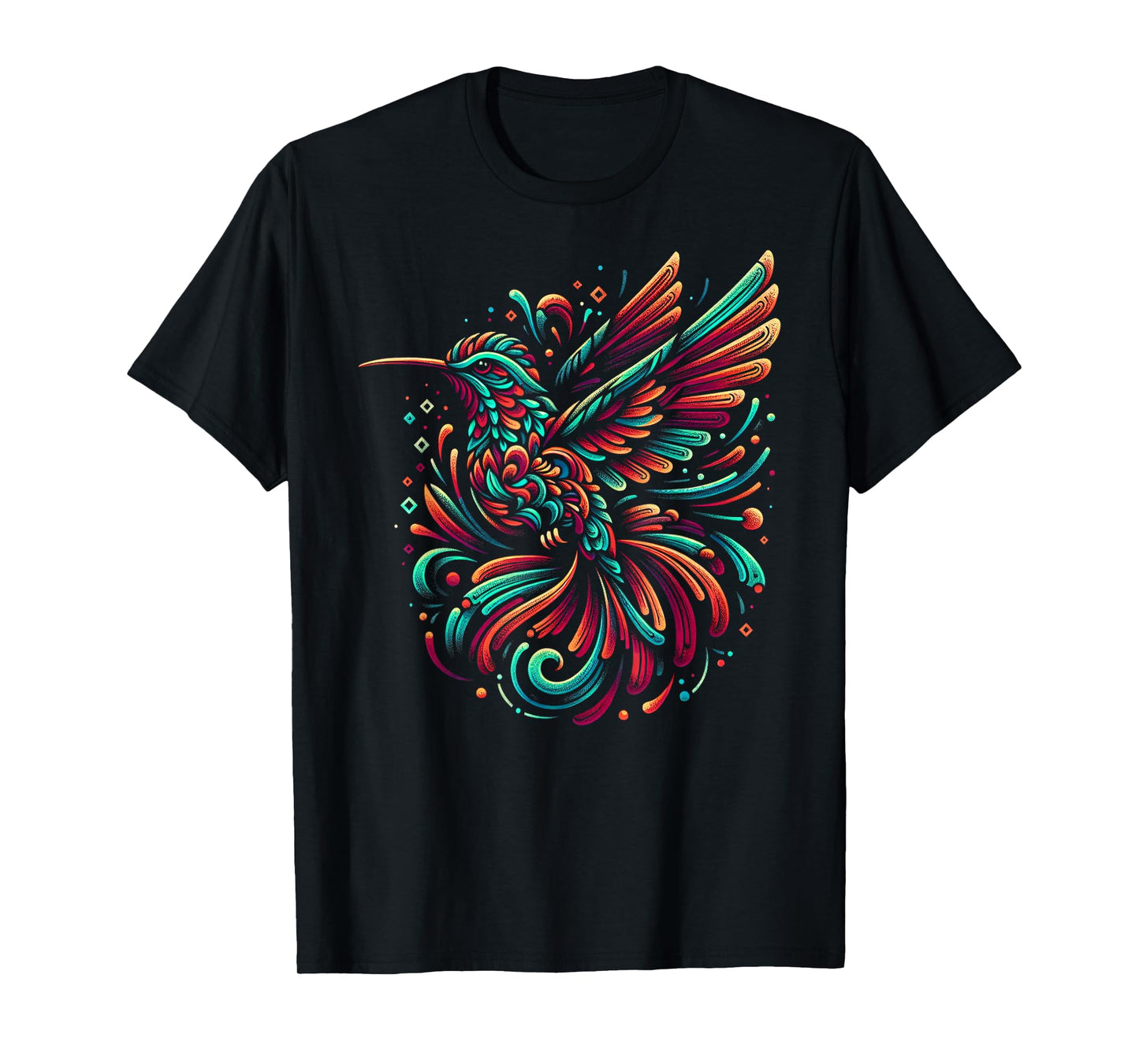 Colorful Hummingbird Delight T-Shirt