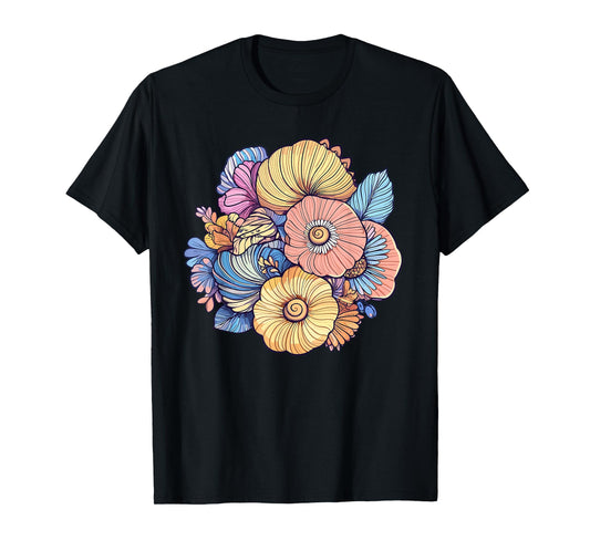 Beautiful Vintage Floral Botanical Bouquet Art T-Shirt