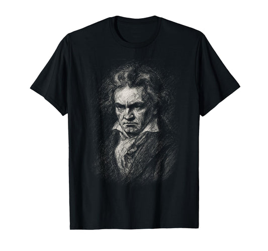 Beethoven-Portrait Ludwig Van Beethoven Classical music T-Shirt